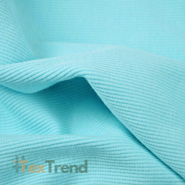 Rippstrickstoff (Bündchen) - türkis  