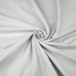 Baumwolle Satin Premium - perlgrau  