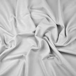 Baumwolle Satin Premium - perlgrau  