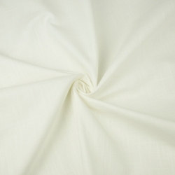 Leinen mit Baumwolle Tischdecke - 240g - 145cm - creme  