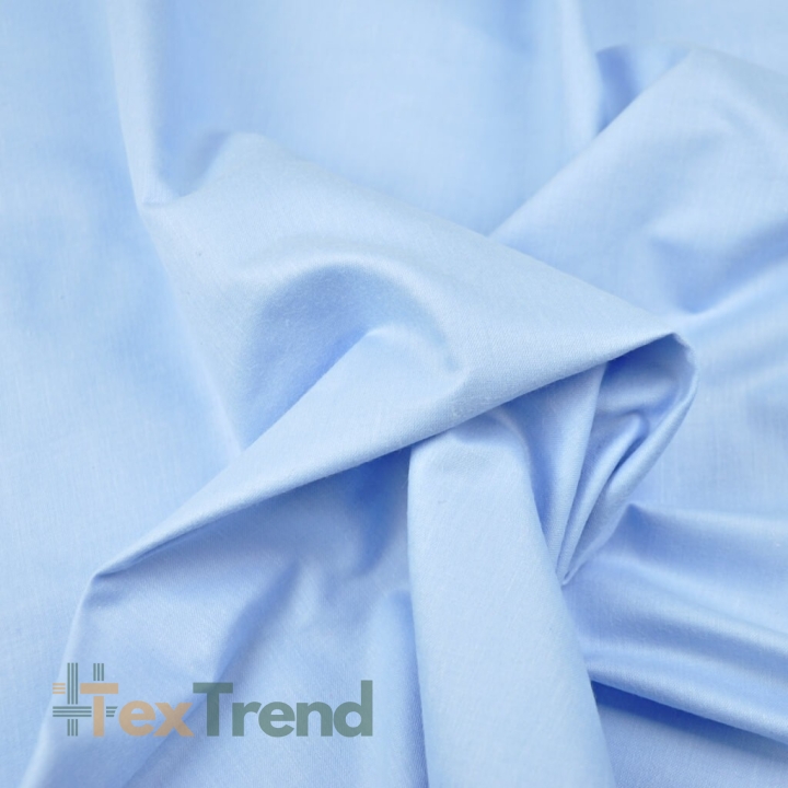 Premium Baumwollsatin - blau