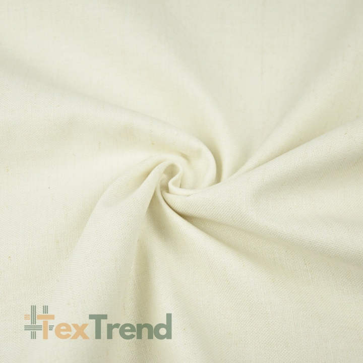 Leinen mit Baumwolle Tischdecke - 240g - 145cm - natur  