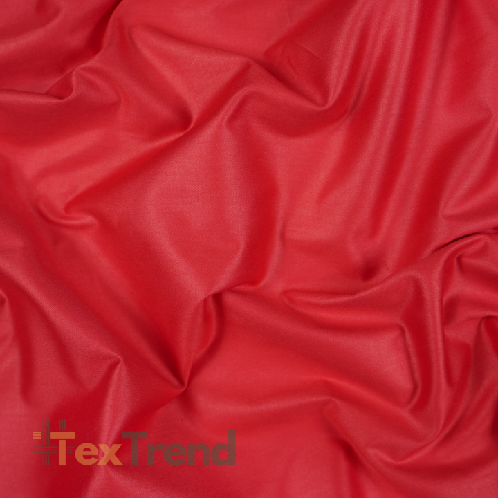 Premium Baumwollsatin - rot (Red)