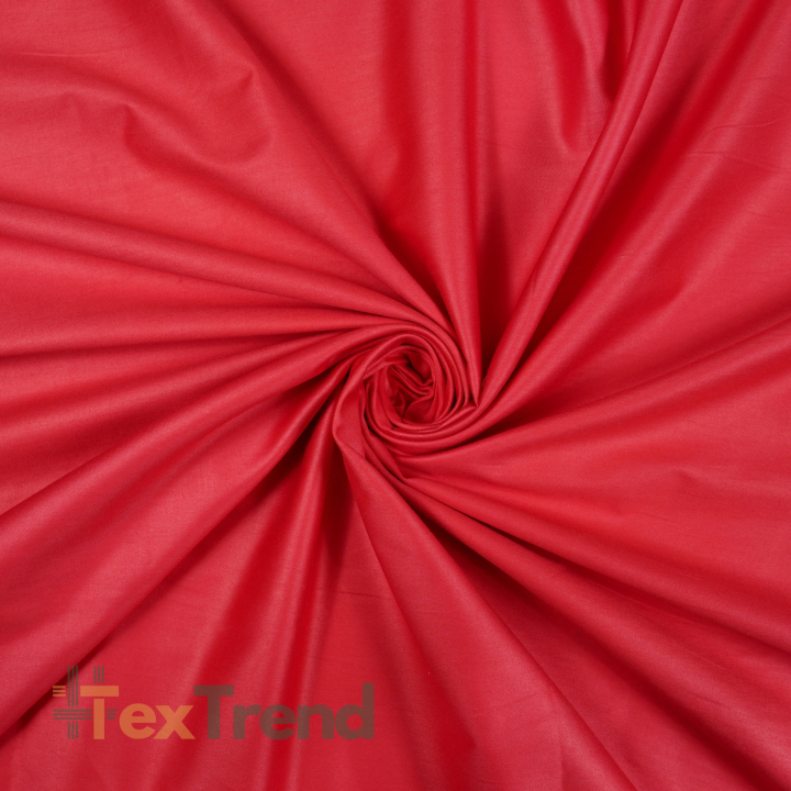 Premium Baumwollsatin - rot (Red)