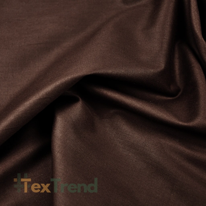Baumwolle Satin Premium - braun  