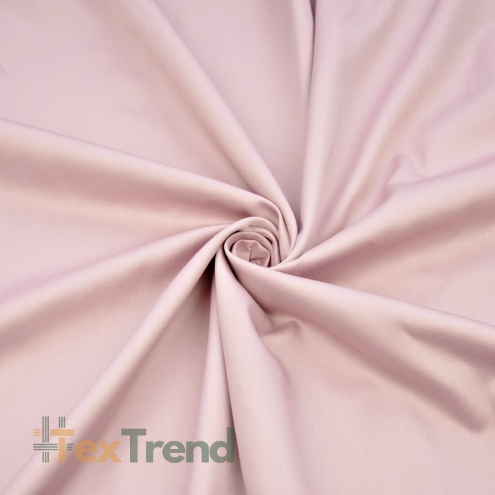 Baumwoll-Satin hell schmutzig rosa - 220cm  