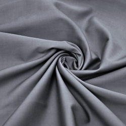 Baumwoll-Satin dunkelgrau - 220cm  