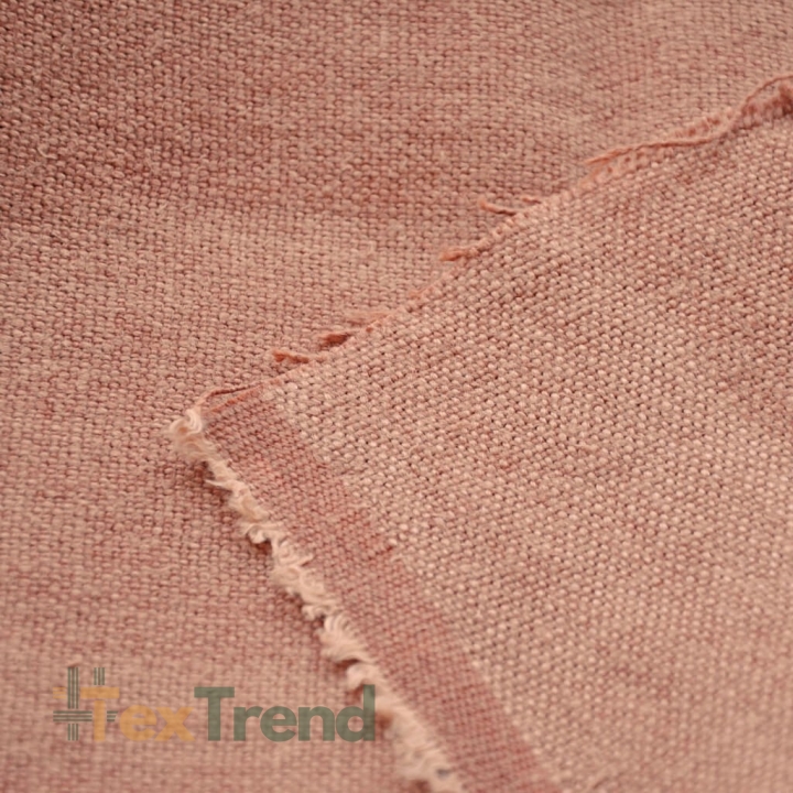 Dekoratives Leinen - 480g - 135cm - koralle  