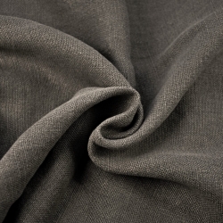 Dekoratives Leinen - 560g - 135cm - braun  