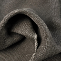 Dekoratives Leinen - 560g - 135cm - braun  