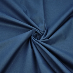 Baumwolle 100% einfarbig marineblau 220cm (DT)  