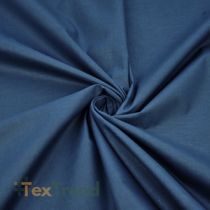 Baumwolle 100% einfarbig marineblau 220cm (DT)  