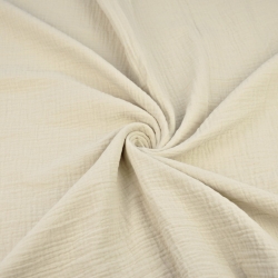 Musselin Double Gauze beige (Beige)  