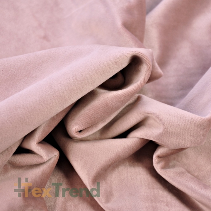 Samtvorhang - schmutzig rosa  