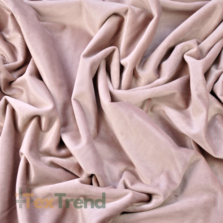 Samtvorhang - schmutzig rosa  