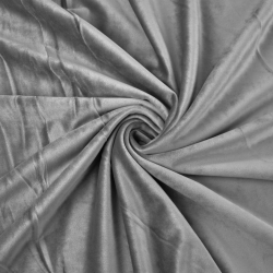 Samtvorhang - samtgrau  