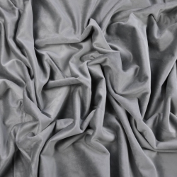 Samtvorhang - samtgrau  