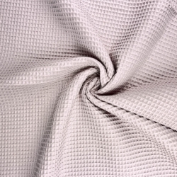 Waffel Baumwolle - dunkles pudriges rosa  