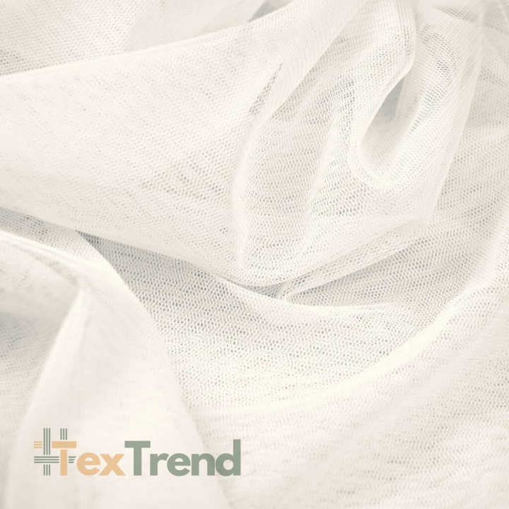Weicher Tüll für Bekleidung - Ecru  