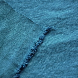 Leinen Vorhang - 320g - 140cm - türkis  