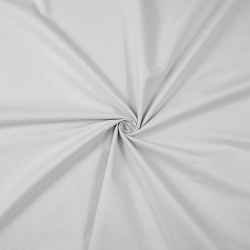 100% Baumwolle einfarbig hellgrau 220cm (KT)  
