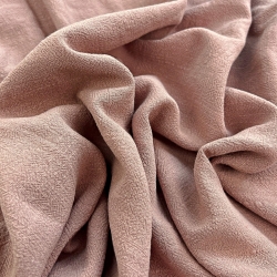 Leinen mit Viskose Bekleidungsstoff - rosa (Sephia Rose)