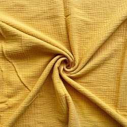 Musselin double gauze senf (Mustard)  