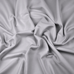 Grauer Baumwollsatin - 220cm