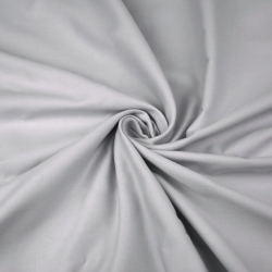 Grauer Baumwollsatin - 220cm  