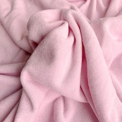 Frottee-Jersey hellrosa  