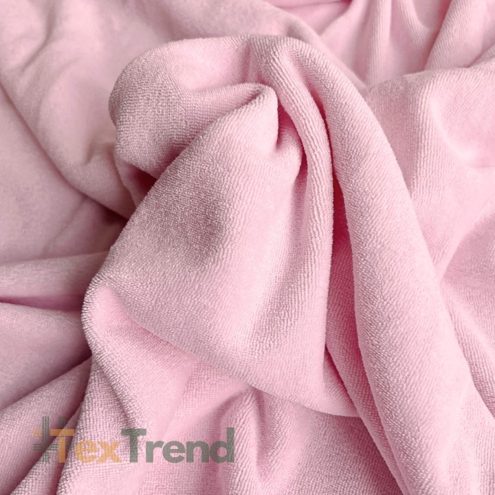 Frottee-Jersey hellrosa  