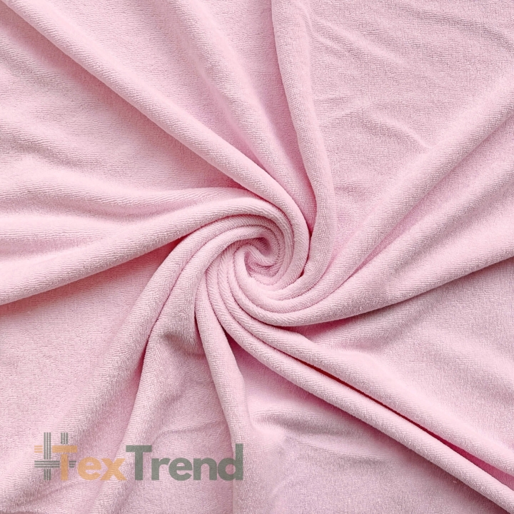 Frottee-Jersey hellrosa  