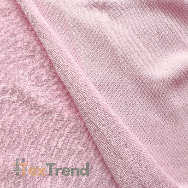 Frottee-Jersey hellrosa  