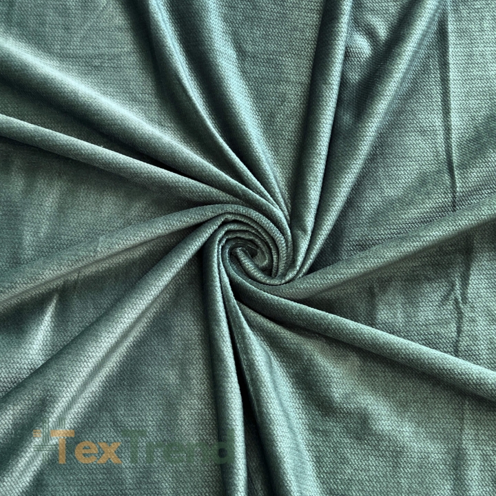 Velours glatt Lorbeerblatt  