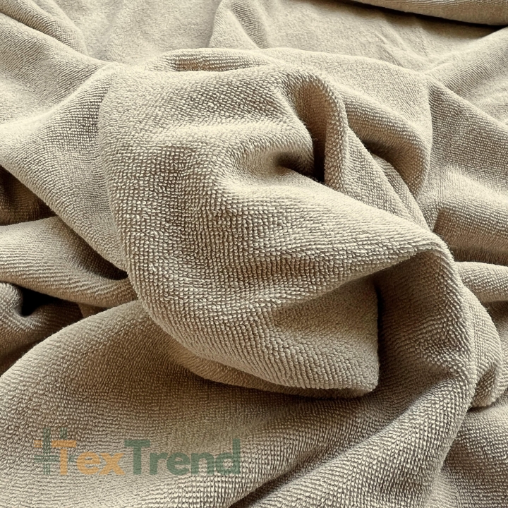 Frottee-Jersey beige (Vanilla)