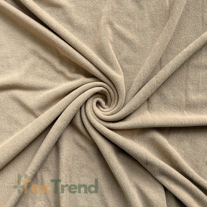 Frottee-Jersey beige (Vanilla)