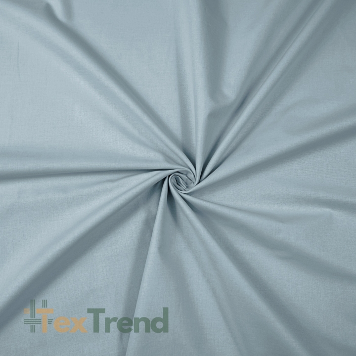 Baumwolle 100% einfarbig grau-blau - 1044  