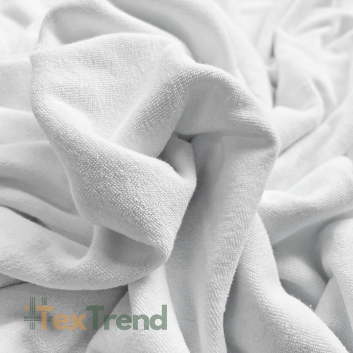 Frottee-Jersey weiß  