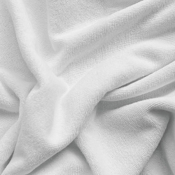 Frottee-Jersey weiß  