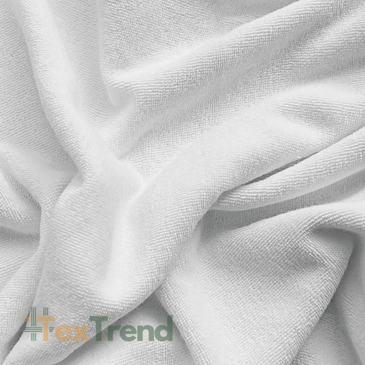 Frottee-Jersey weiß  