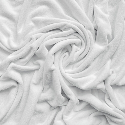 Frottee-Jersey weiß  