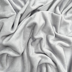 Baumwollvelours - silber (Silver)  