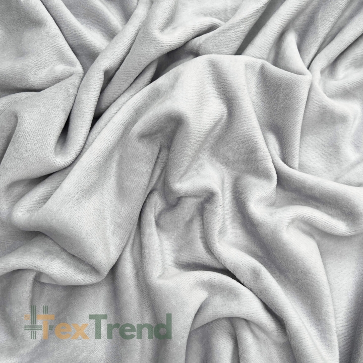 Baumwollvelours - silber (Silver)  