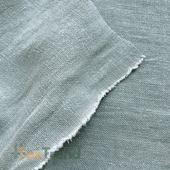 Dekorationsleinen - 550g - 140cm - helles tauben grau (mit salbeifarbenem Farbton)  