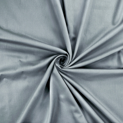 Premium-Satin grau 225cm (sanforisiert)  