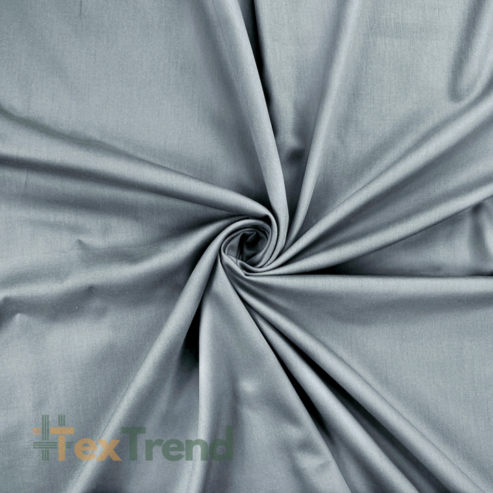 Premium-Satin grau 225cm (sanforisiert)  