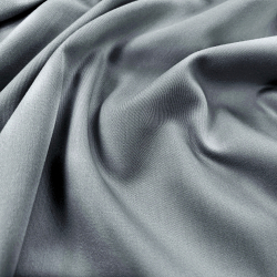 Premium-Satin grau 225cm (sanforisiert)  