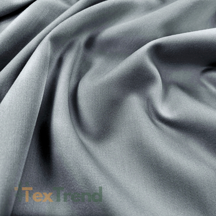 Premium-Satin grau 225cm (sanforisiert)  
