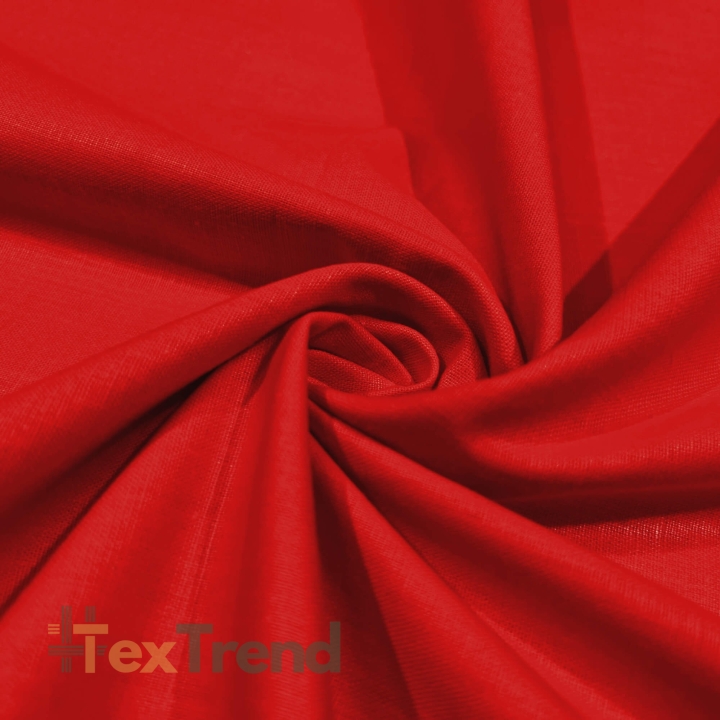 Bekleidungsstoff 100% Baumwolle - rot  