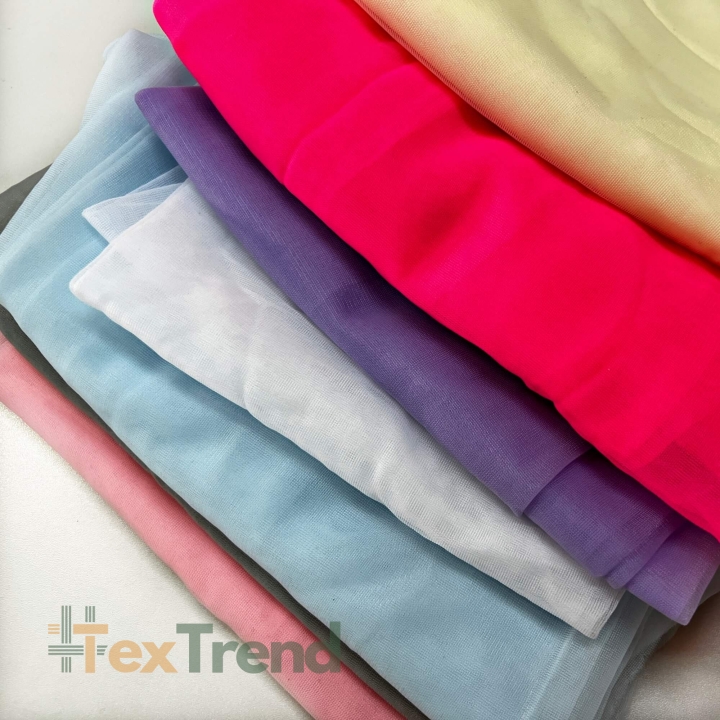 Dekoratives Chiffon MIX Reste, Endstücke - 0,5kg